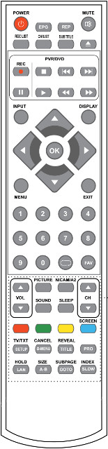 DENVER DVL2493 (PVR/DVD) (cab07)