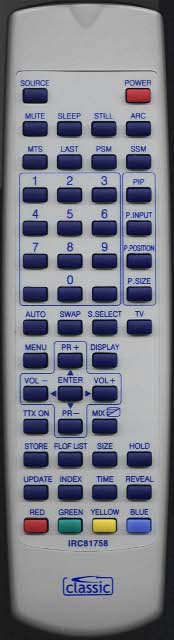 A CLASSIC távirányítók 100%-osan helyettesítik az eredetit.