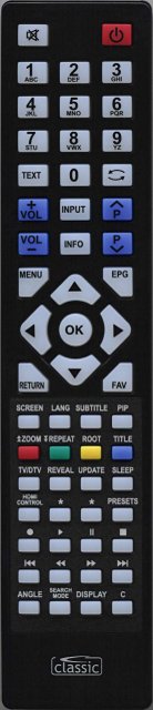 A CLASSIC távirányítók 100%-osan helyettesítik az eredetit.