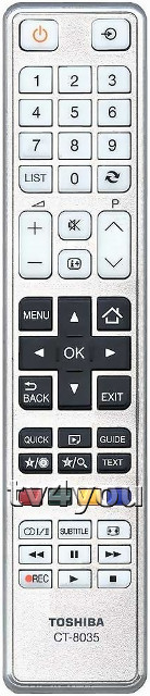 TOSHIBA CT8035 (RC4826)(40 BF 12)